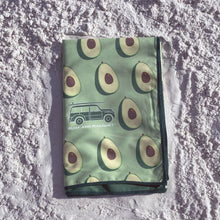  Quick dry, sand resistant towel in Avocado pattern