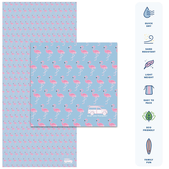 Flamingo Quick Dry Towel