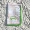 Preppy Checked Quick Dry Towel